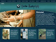 Tablet Screenshot of herbsfromthelabyrinth.com